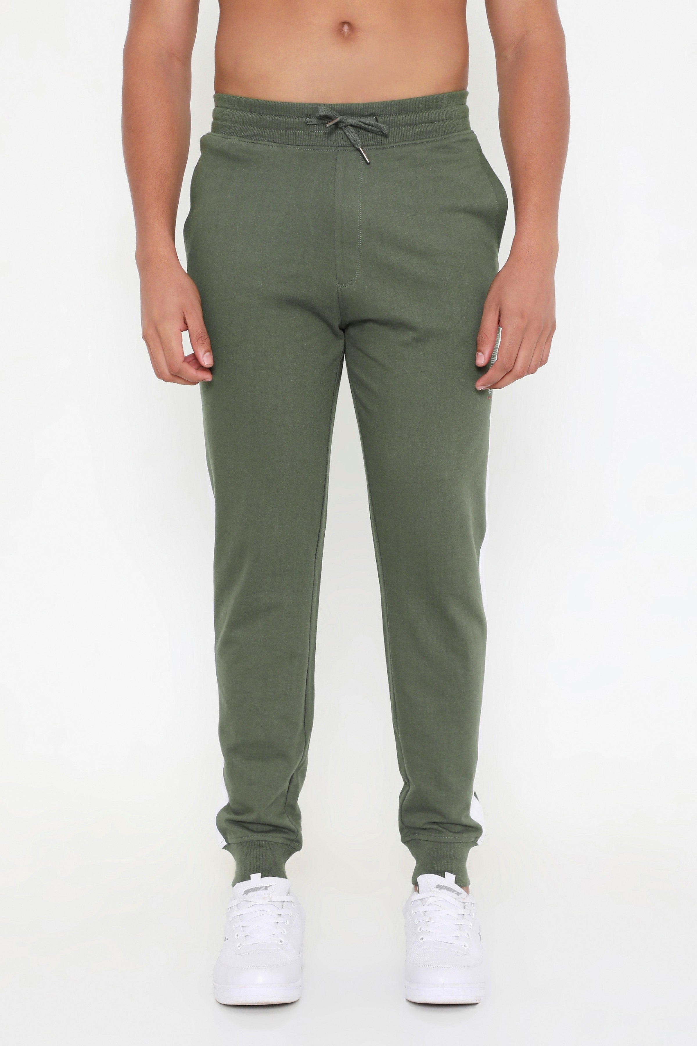 Men 001 Performance Cotton Joggers - Olive