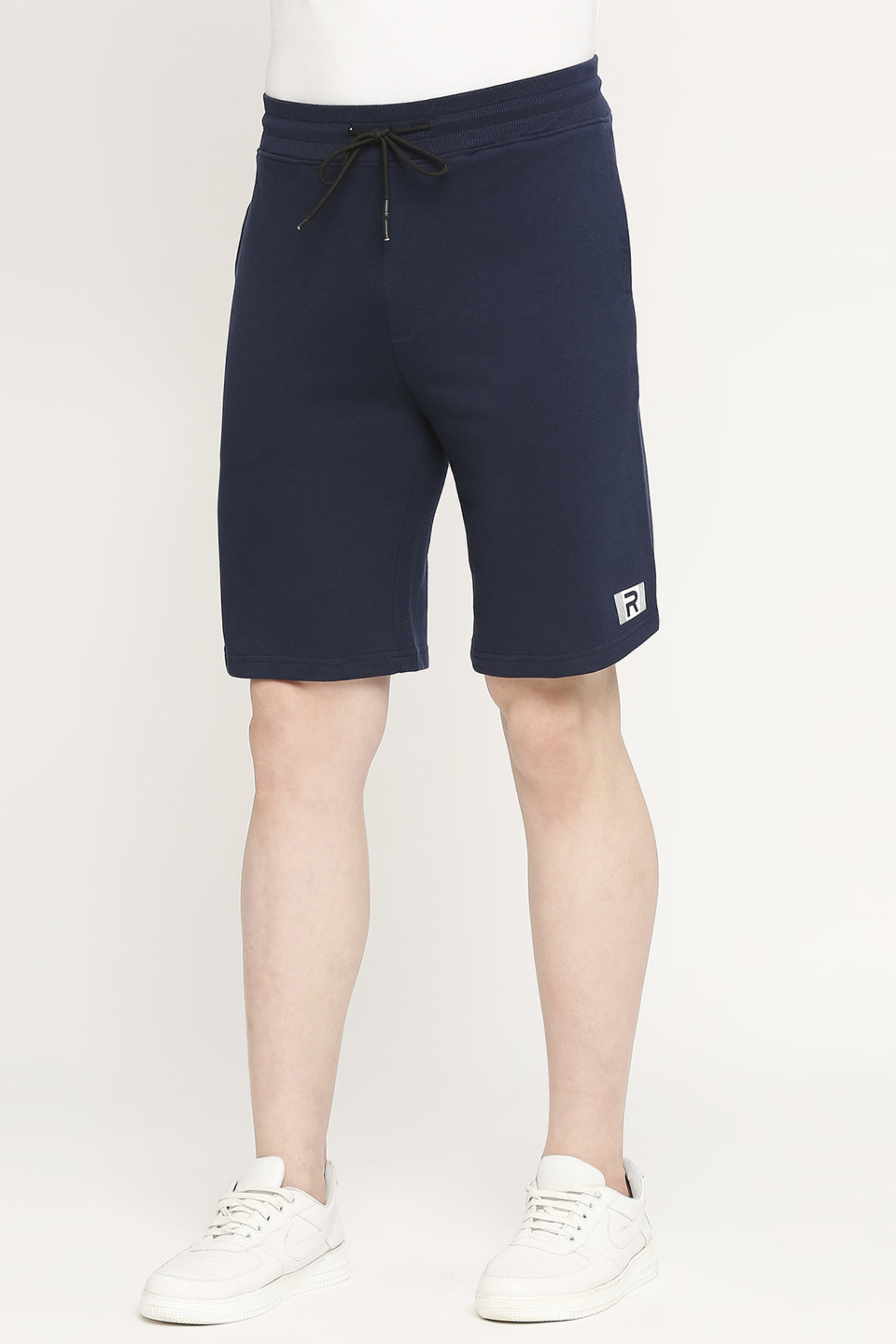 Men 002 Active Cotton Shorts - Navy Blue