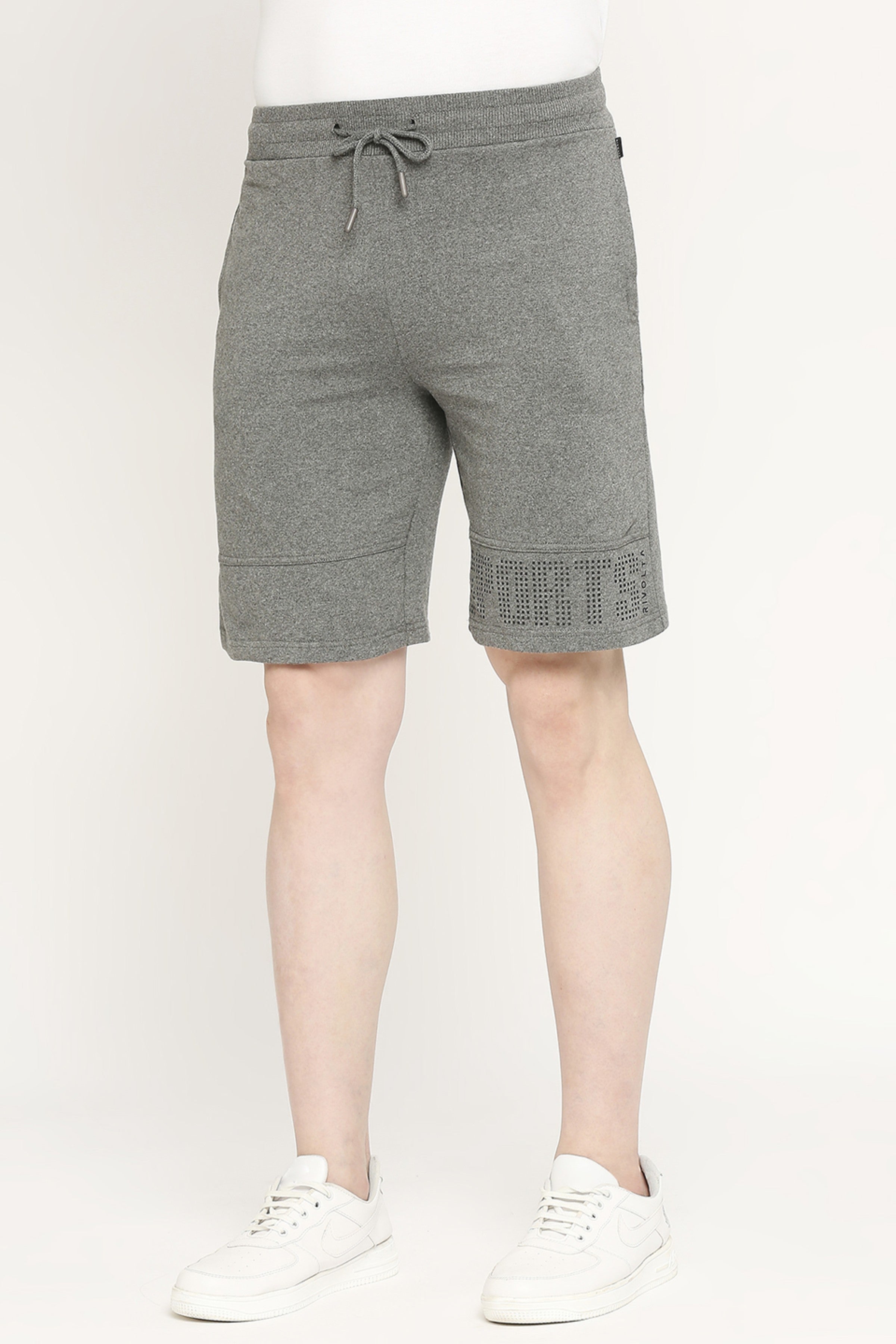 Men 001 Cotton Performance Shorts - Charcoal Melange