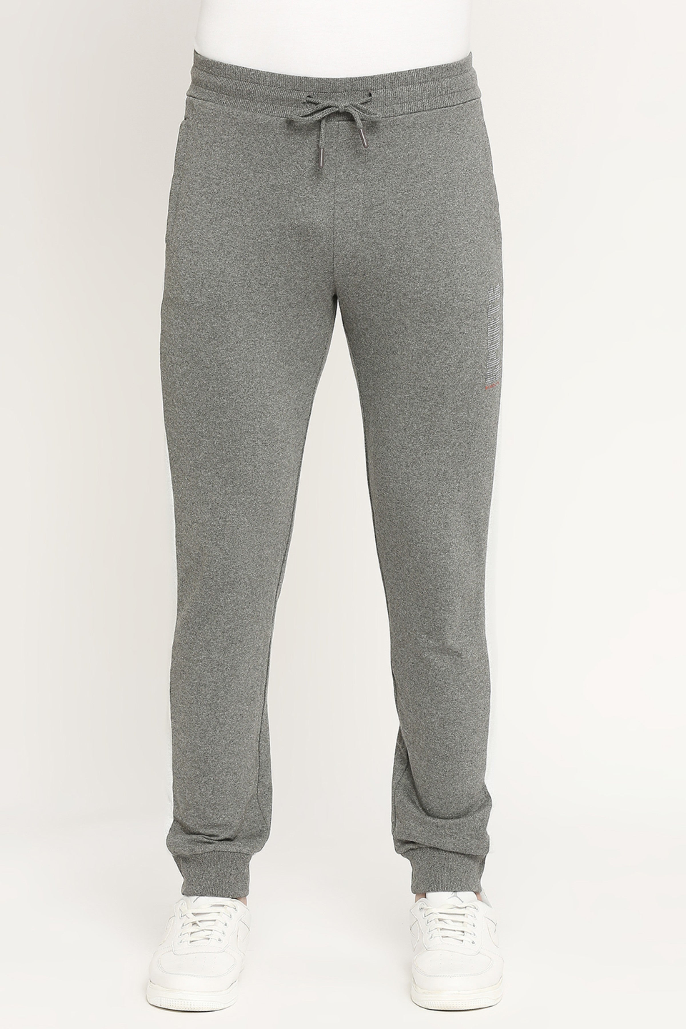 Men 001 Performance Cotton Joggers - Grey Melange