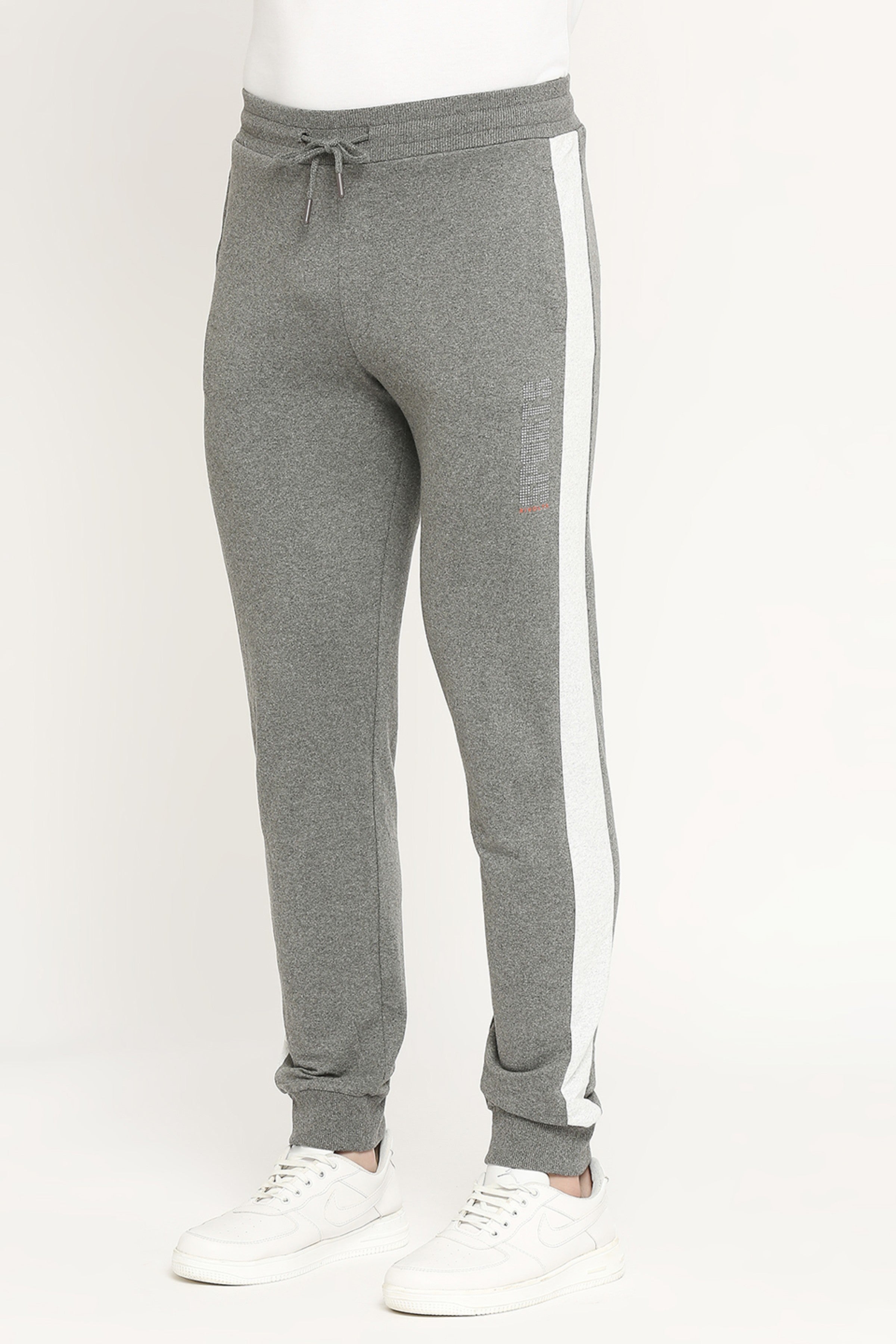 Men 001 Performance Cotton Joggers - Grey Melange