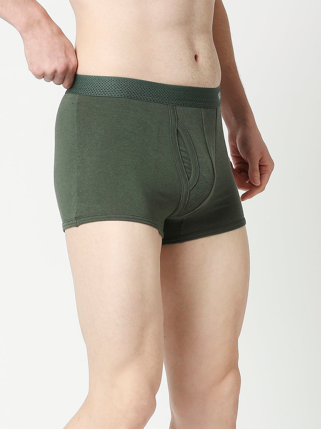 Sensory Snug Fit Cotton Modal Elastane Stretch Breathable Trunks in Assorted Colors - AS03