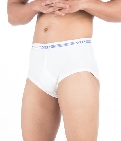 Signor Cotton Briefs for Men - White Colour