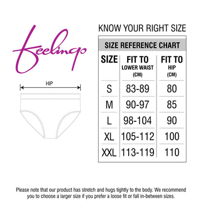 Amelie 101 Solid Soft Cotton Hipster Panty for Women - Assorted Colours AS01