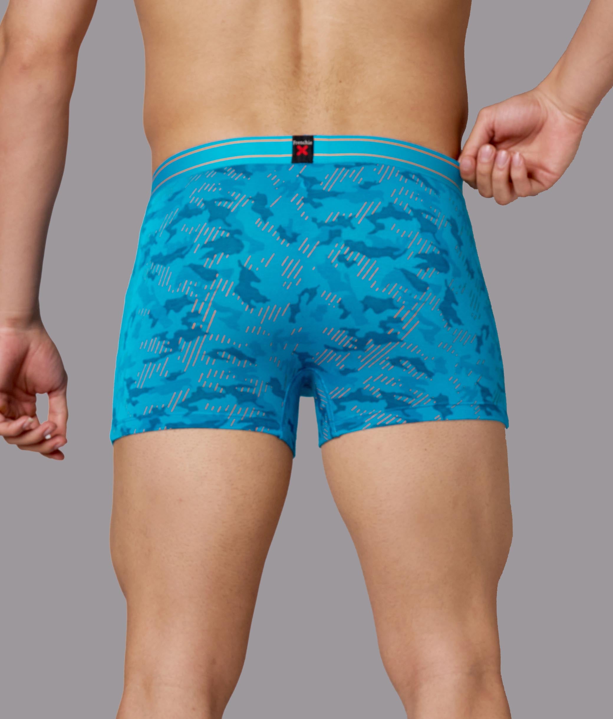 X-Rage Capri Breeze Camo Print Micro Modal Trunks