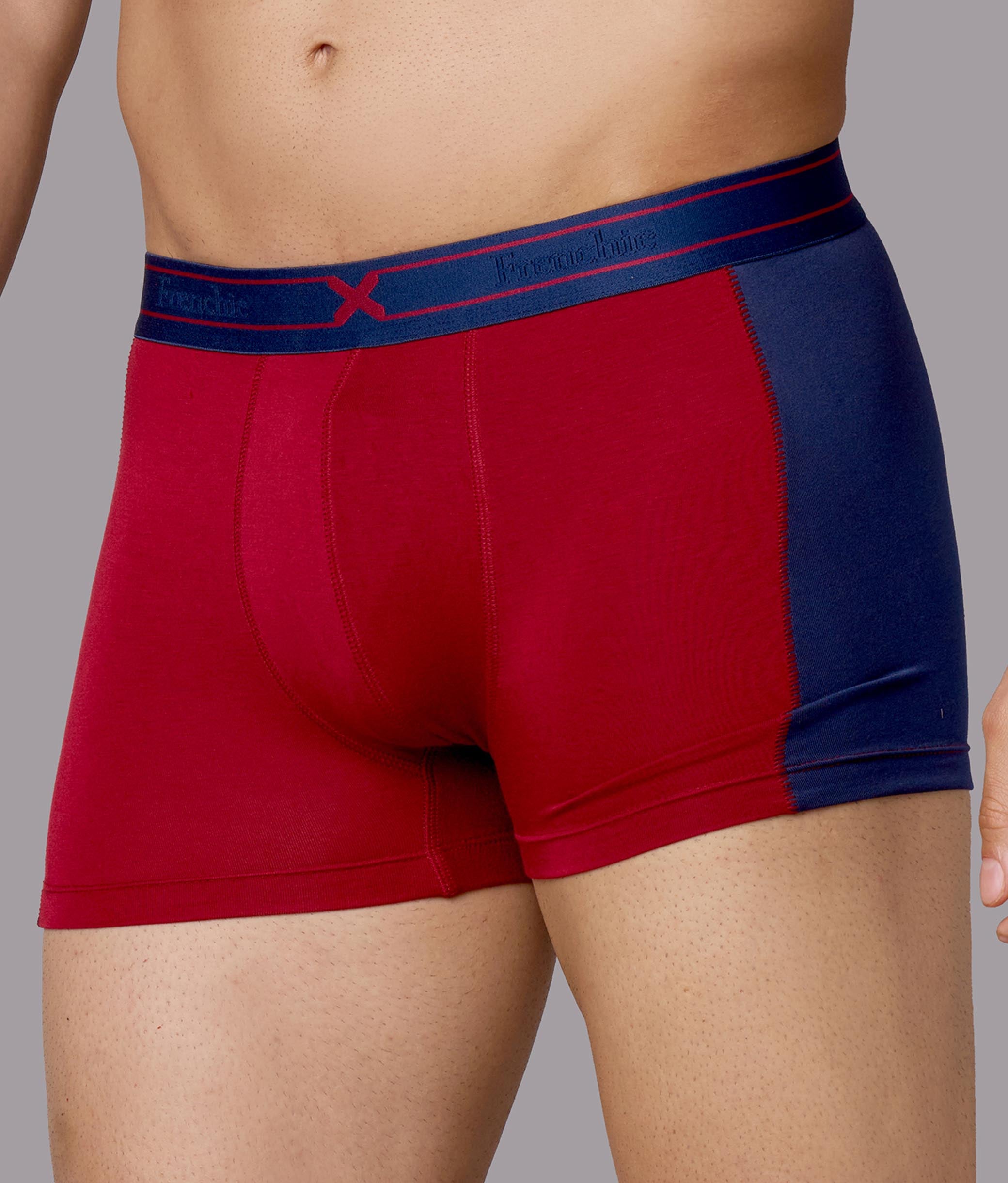 X-Groove Biking Red Micro Modal Trunks