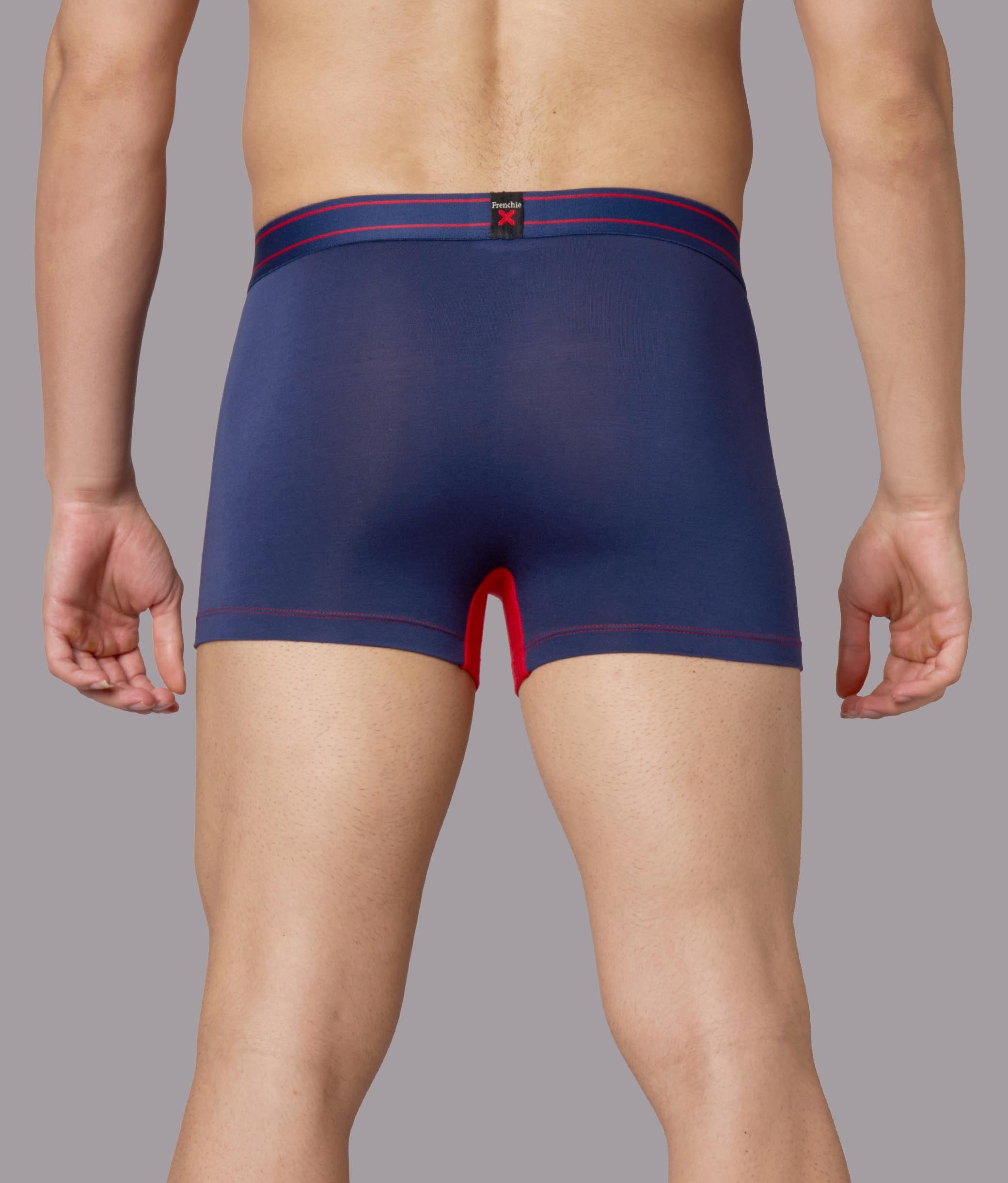 X-Groove Solid Adrenaline Red Micro Modal Trunks