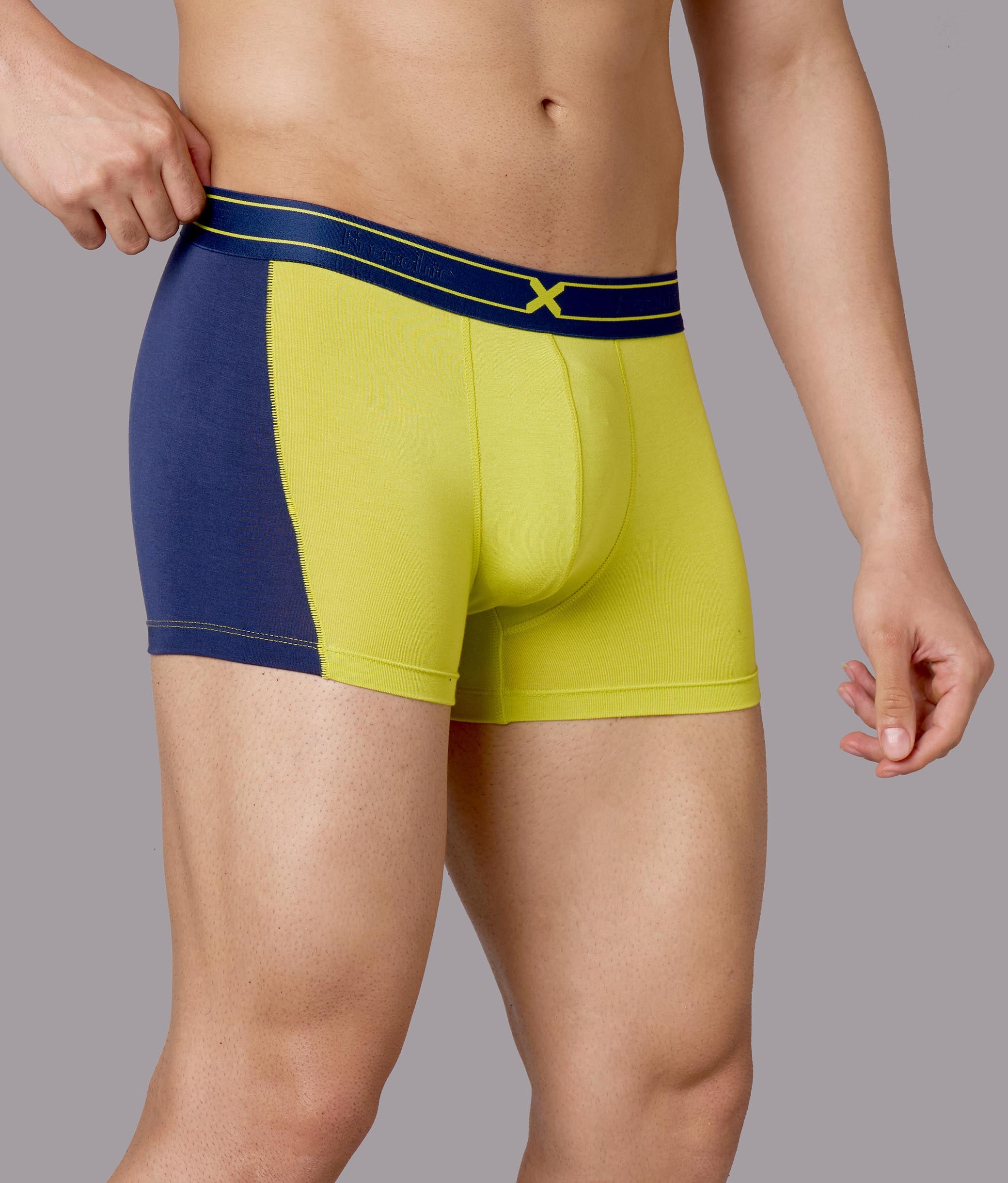 X-Groove Lime Punch Micro Modal Trunks