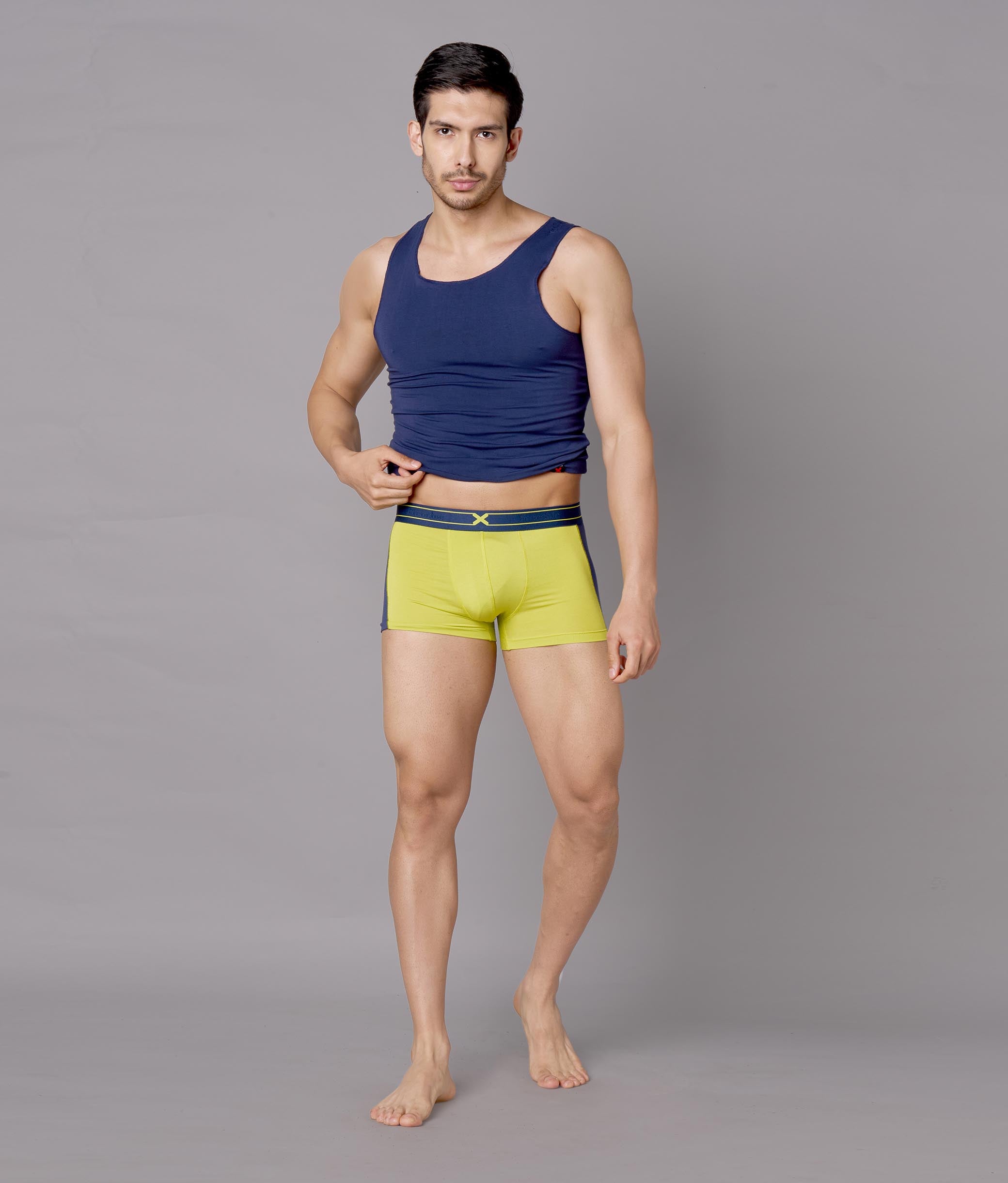 X-Groove Lime Punch Micro Modal Trunks