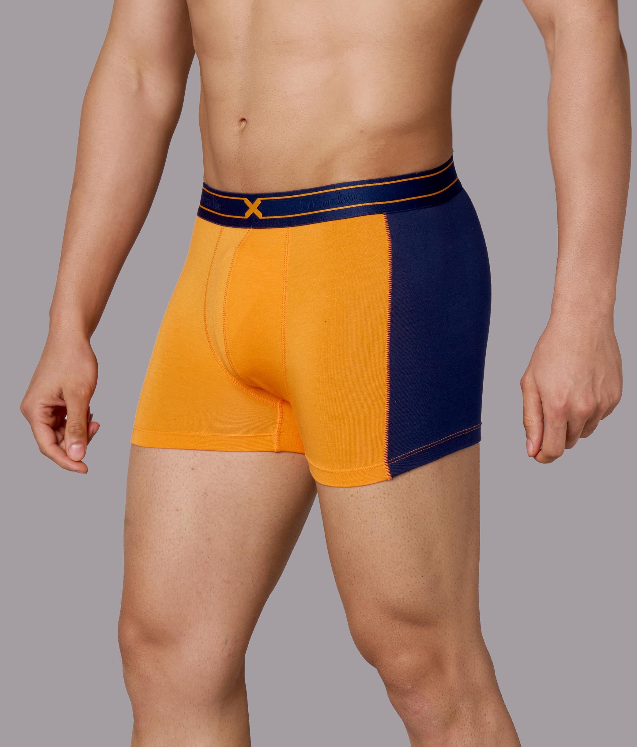 X-Groove Solid Turmeric Micro Modal Trunks