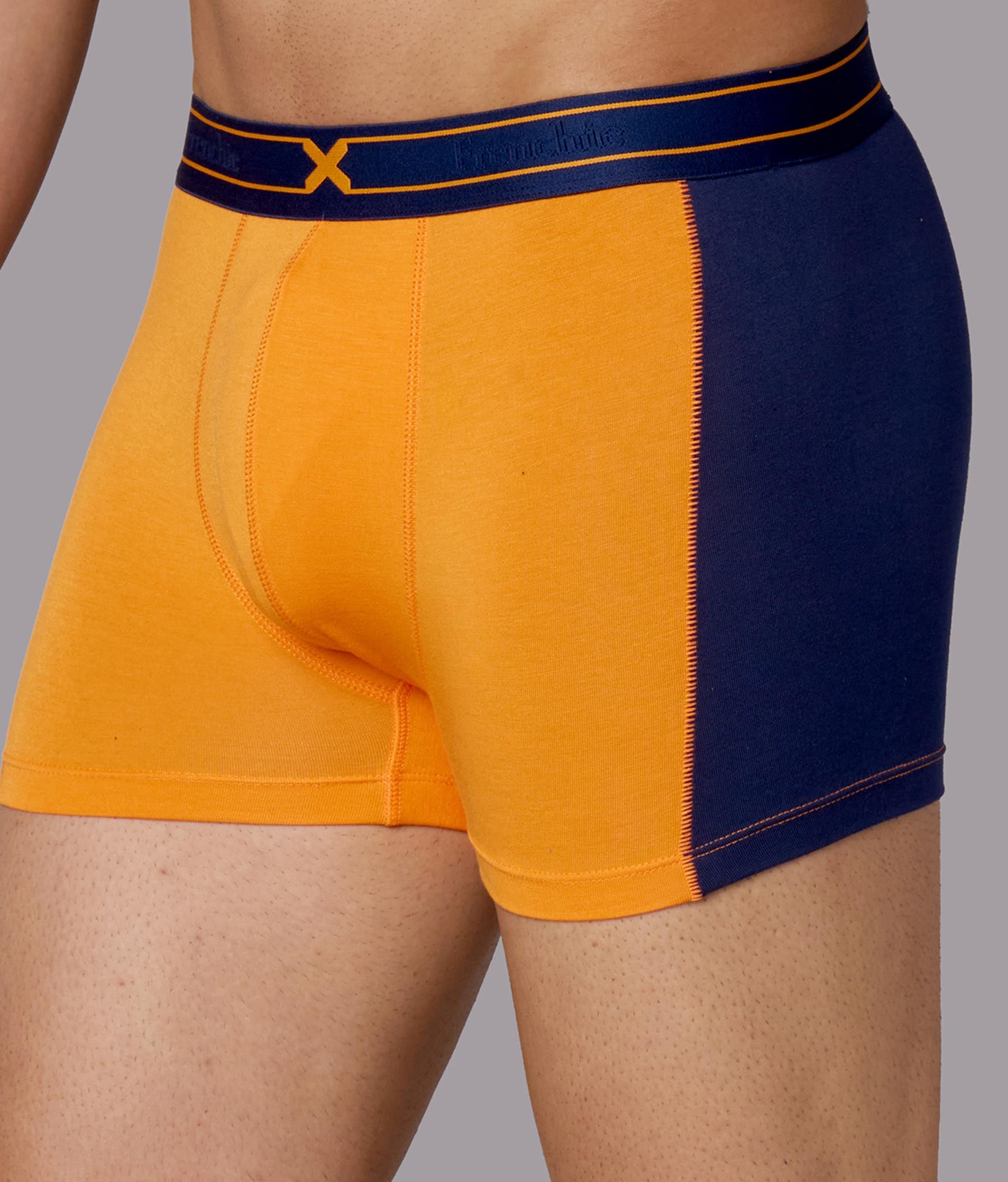 X-Groove Solid Turmeric Micro Modal Trunks