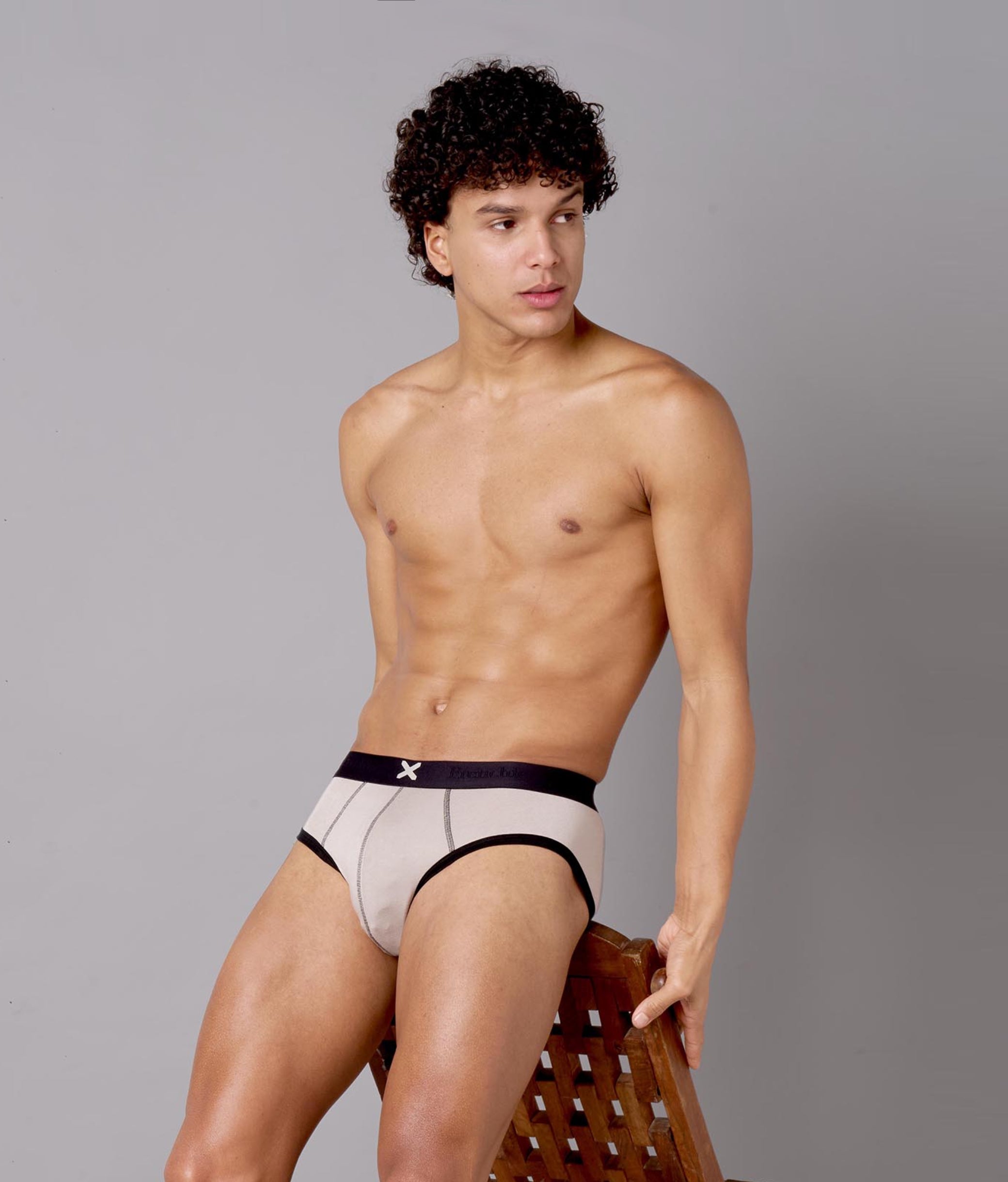 X-Hype String Grey Tencel Micro Modal Briefs