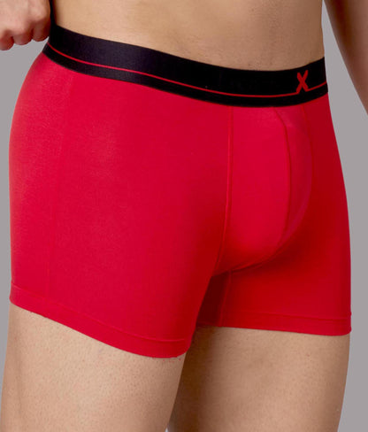 X-Lows Adrenaline Red Micro Modal Trunks