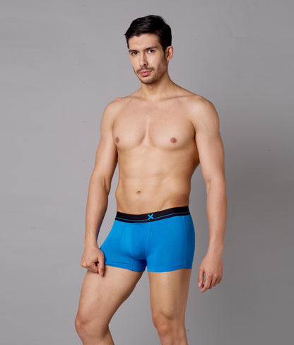 X-Lows Solid Micro Modal Trunks - French Blue