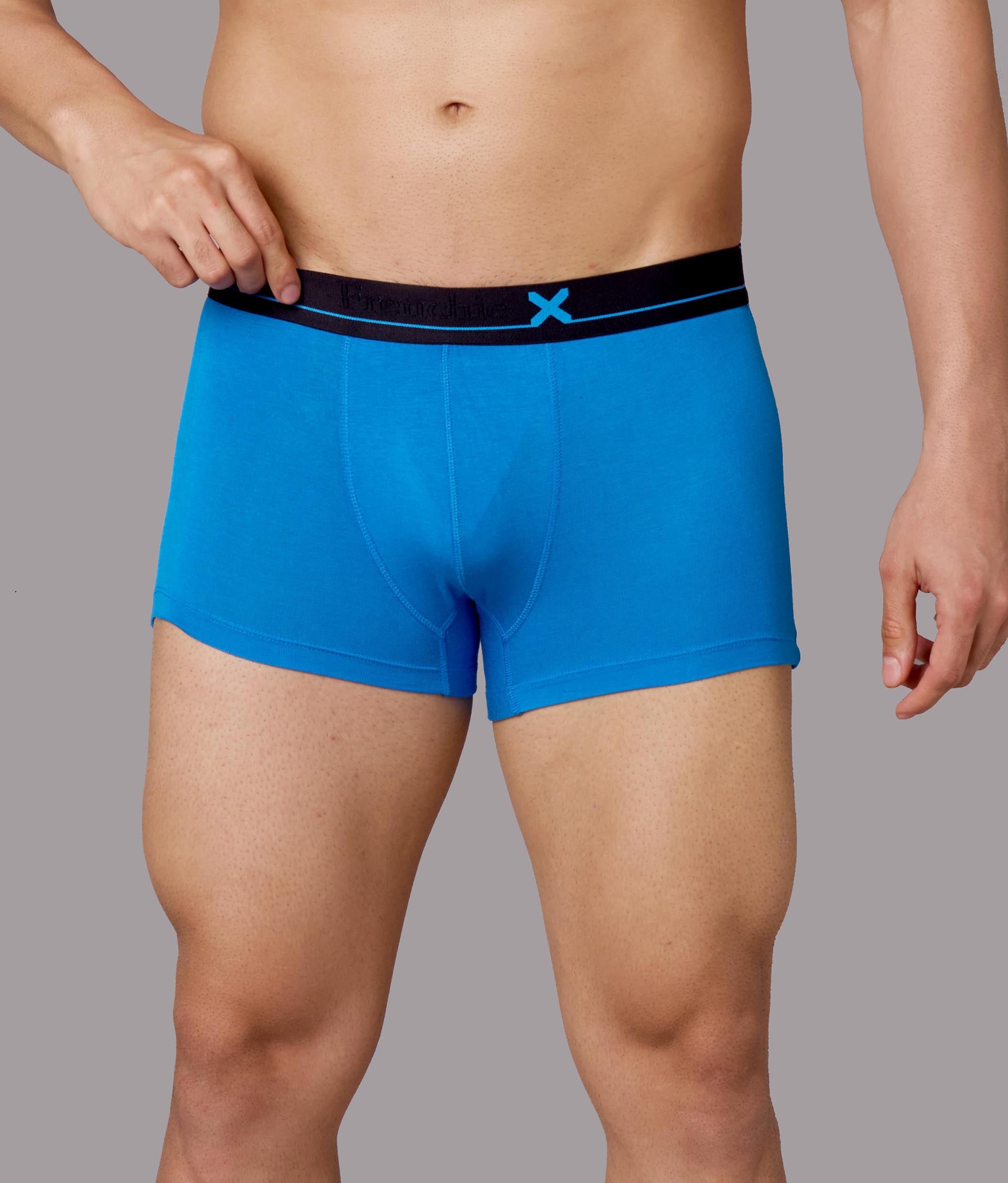 X-Lows Solid Micro Modal Trunks - French Blue