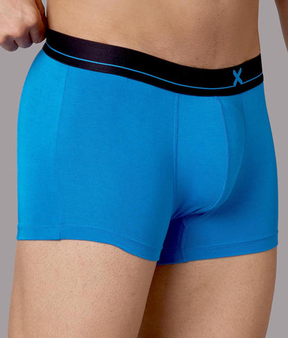 X-Lows Solid Micro Modal Trunks - French Blue