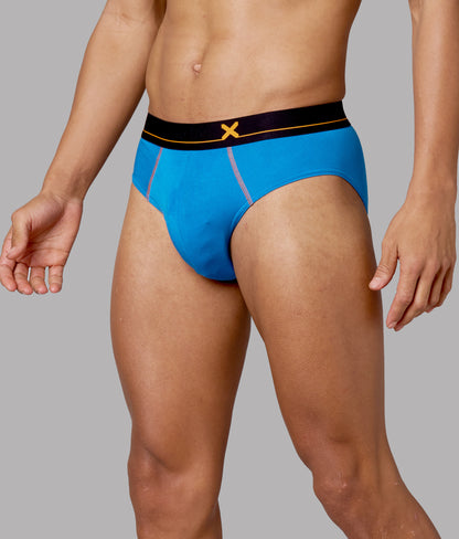 X-Drip Solid French Blue Micro Modal Briefs