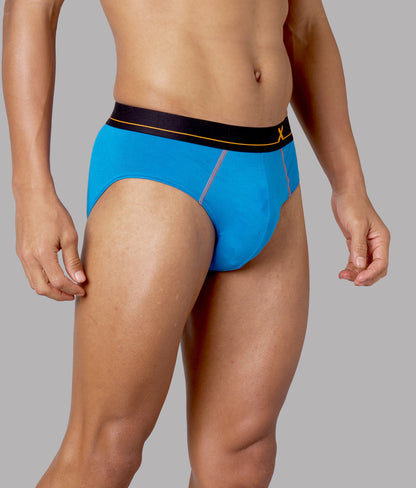 X-Drip Solid French Blue Micro Modal Briefs