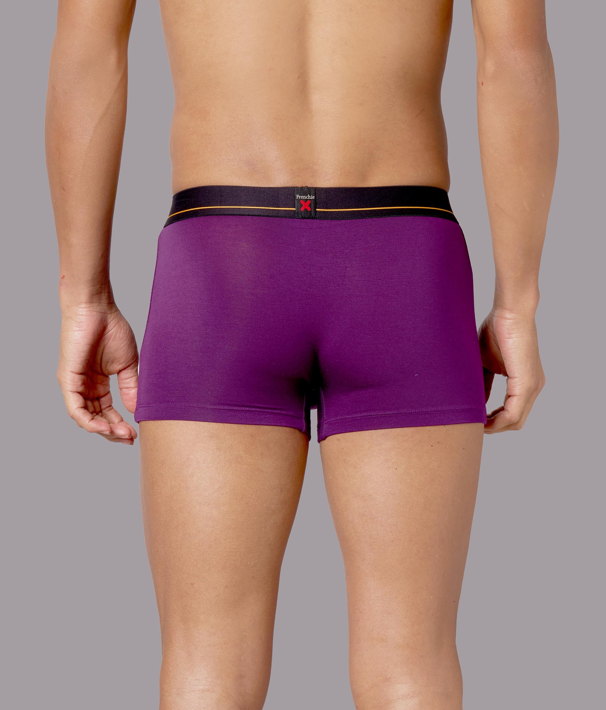 X-Drip Purple Heart Micro Modal Trunks for Men