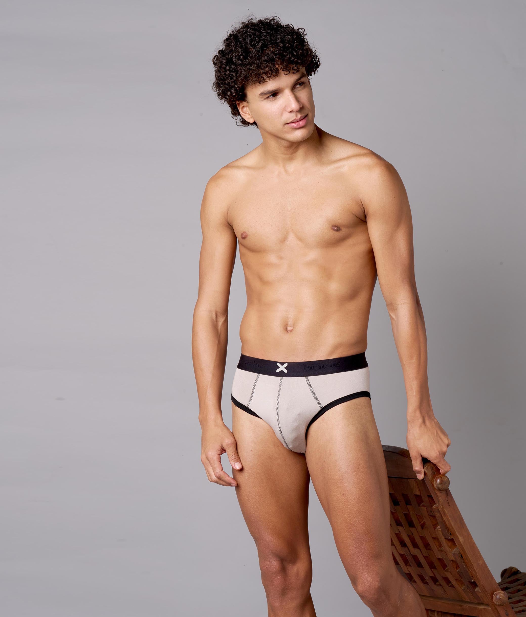 X-Hype String Grey Tencel Micro Modal Briefs