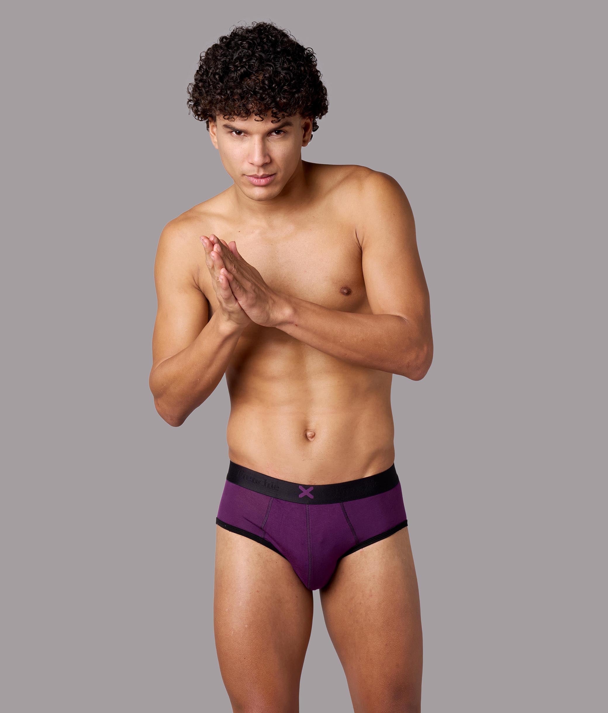 X-Hype Purple Heart Tencel Micro Modal Briefs