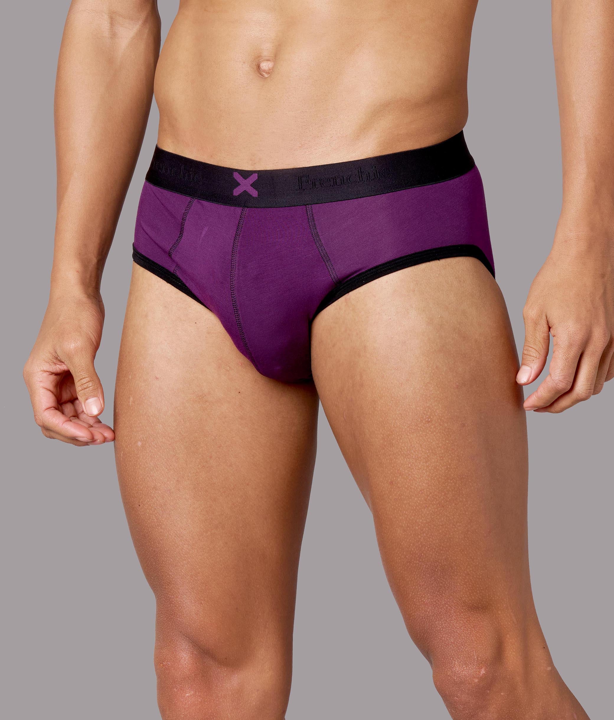 X-Hype Purple Heart Tencel Micro Modal Briefs