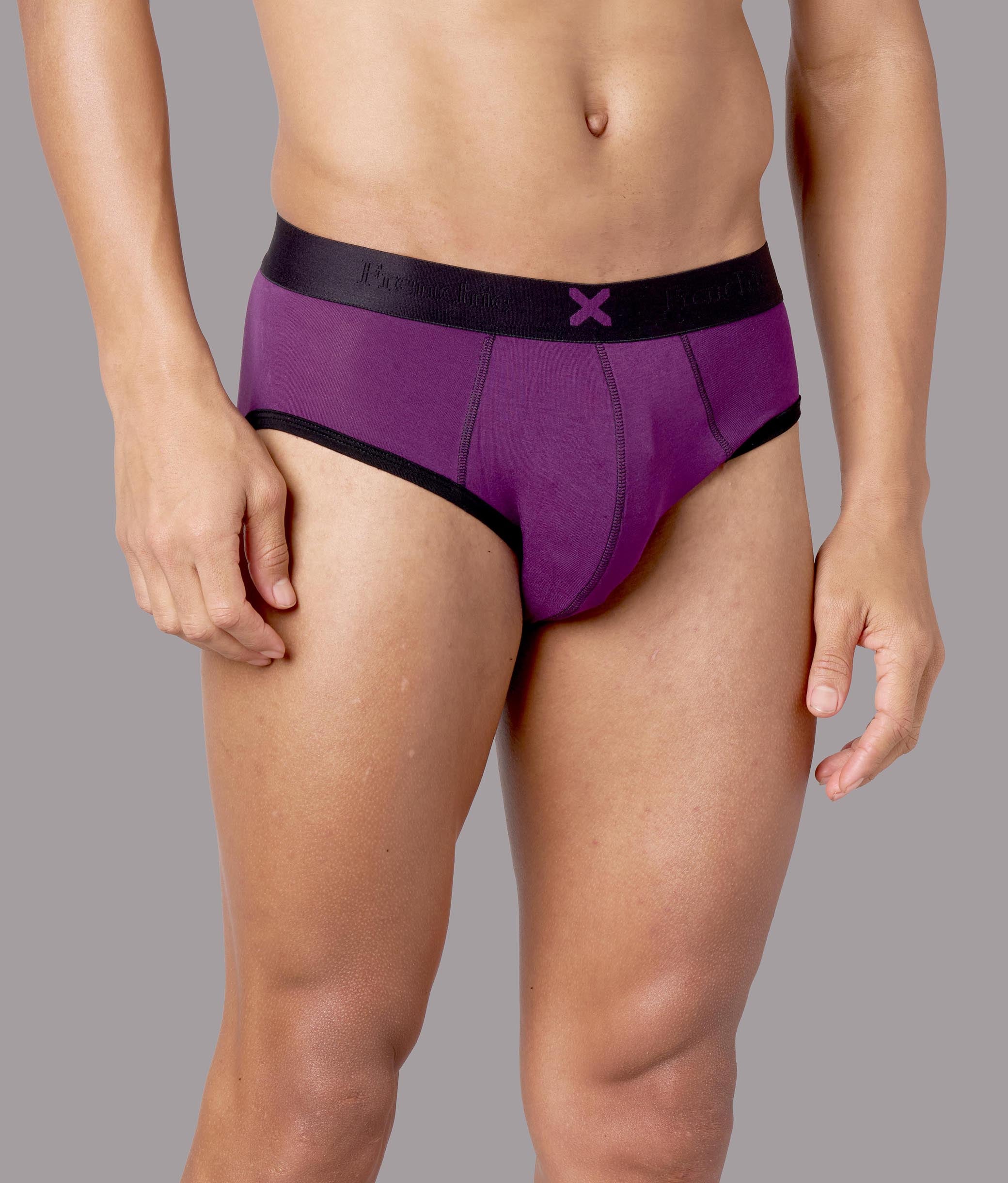 X-Hype Purple Heart Tencel Micro Modal Briefs