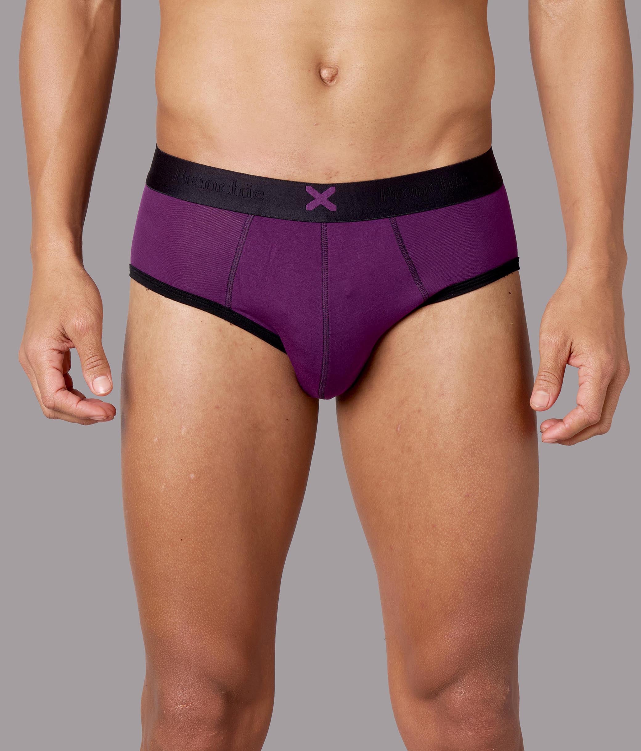 X-Hype Purple Heart Tencel Micro Modal Briefs