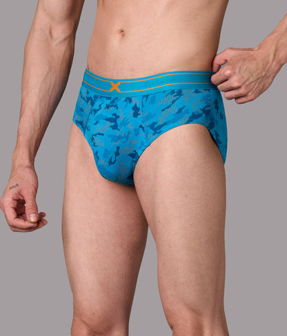 X-Rage Capri Breeze Camo Print Micro Modal Briefs