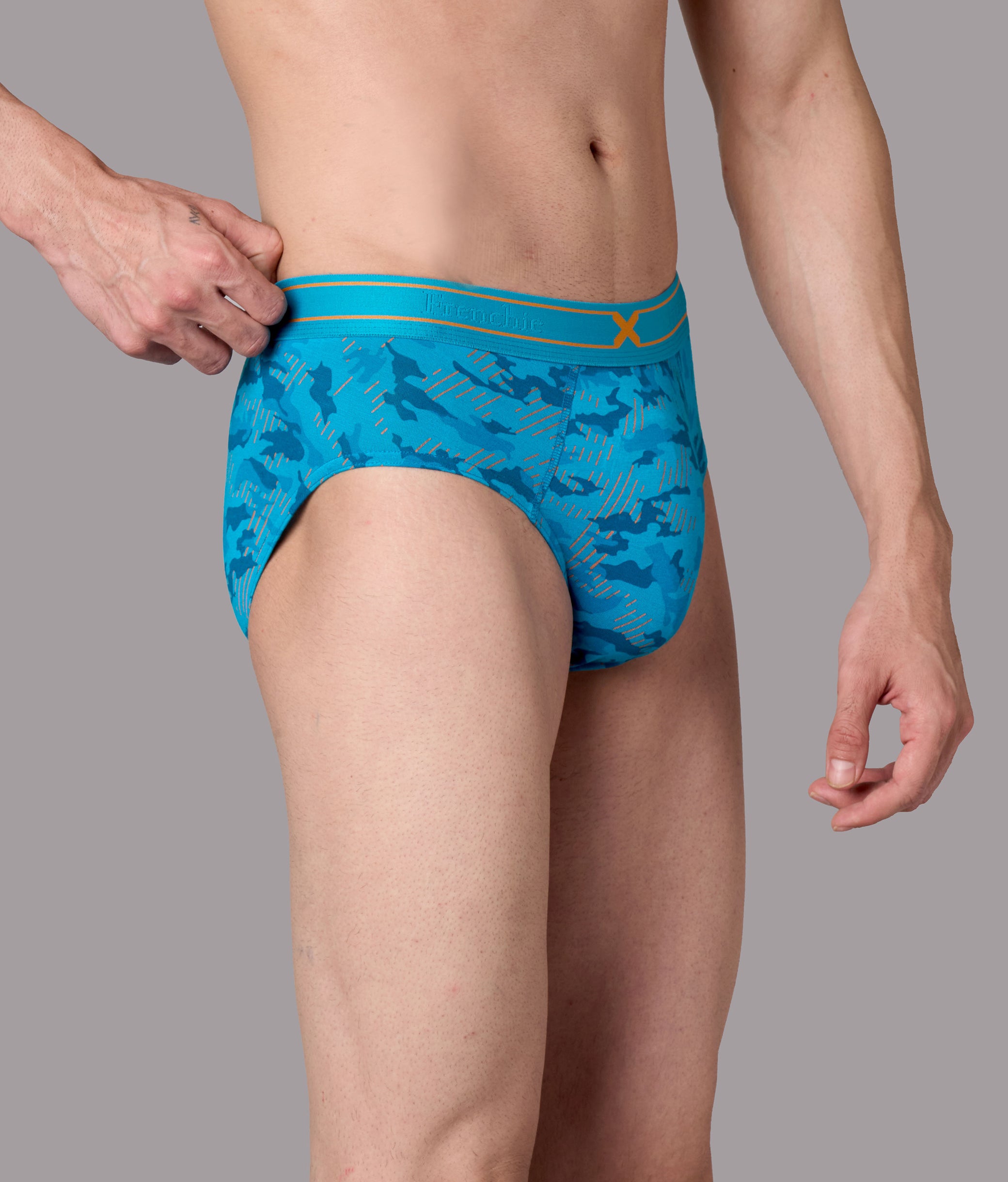 X-Rage Capri Breeze Camo Print Micro Modal Briefs