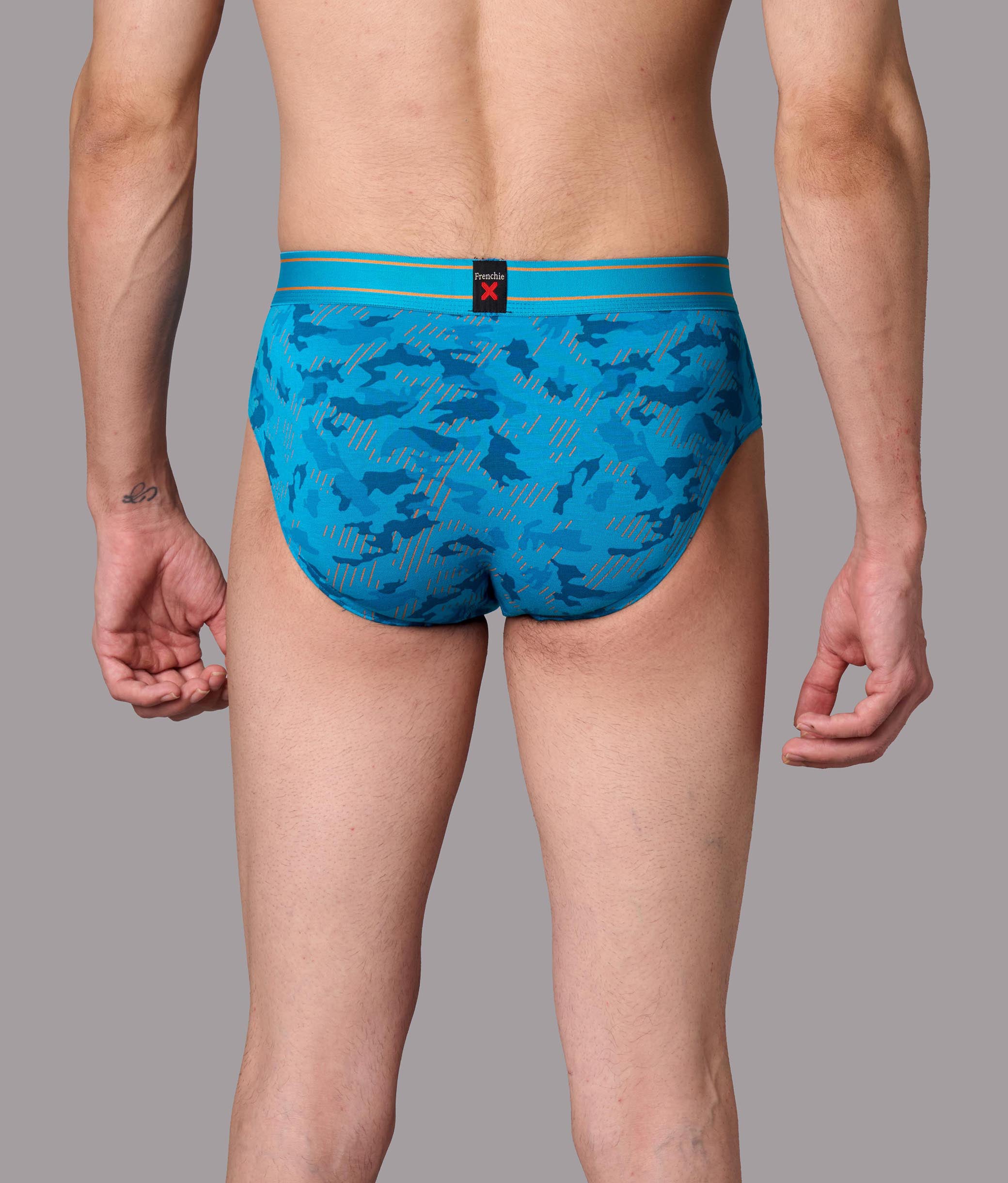 X-Rage Capri Breeze Camo Print Micro Modal Briefs