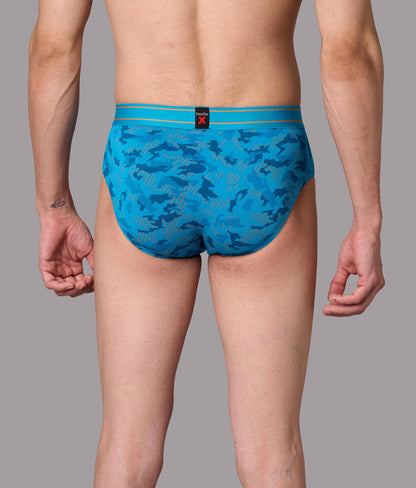 X-Rage Capri Breeze Camo Print Micro Modal Briefs