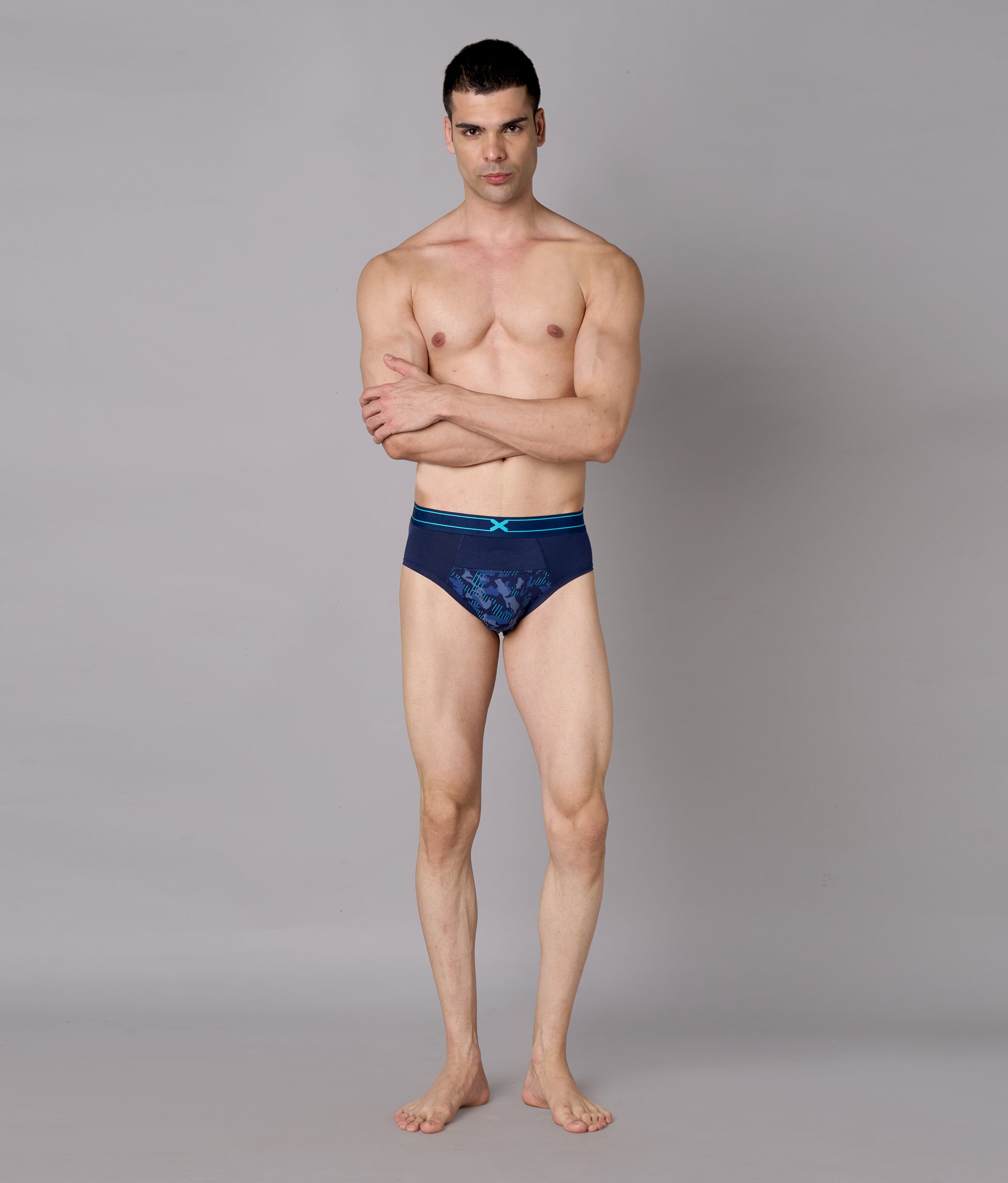 X-Sin Pageant Blue Air Soft Micro Modal Briefs