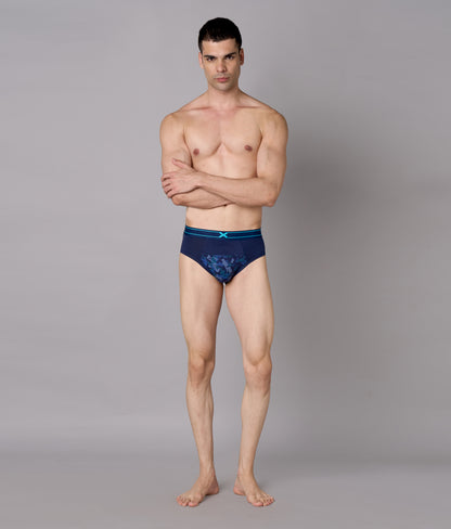 X-Sin Pageant Blue Air Soft Micro Modal Briefs