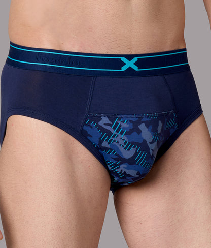 X-Sin Pageant Blue Air Soft Micro Modal Briefs