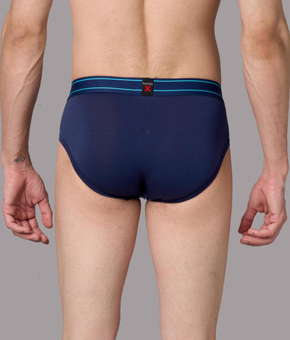 X-Sin Pageant Blue Air Soft Micro Modal Briefs