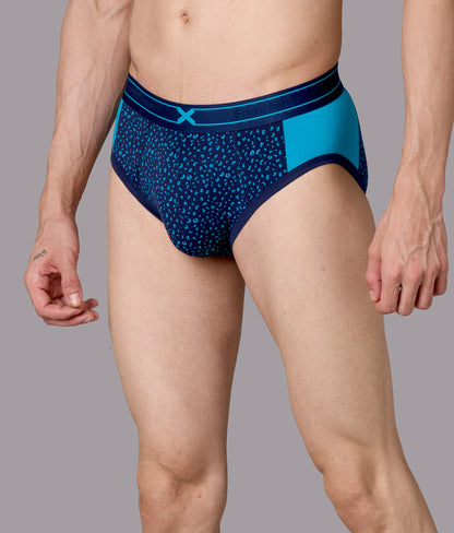 X-LIT Capri Breeze Leopard Print Micro Modal Briefs