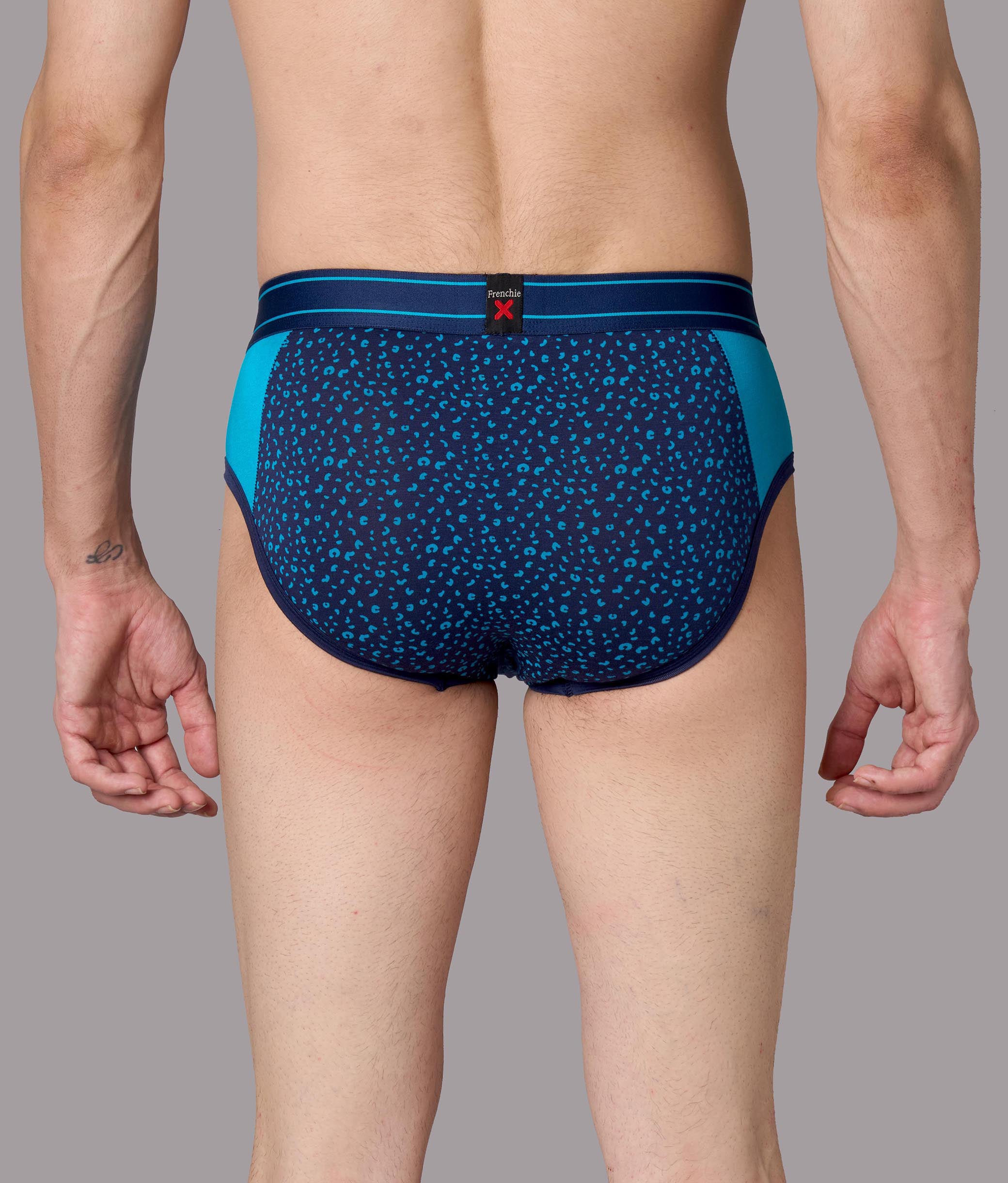 X-LIT Capri Breeze Leopard Print Micro Modal Briefs