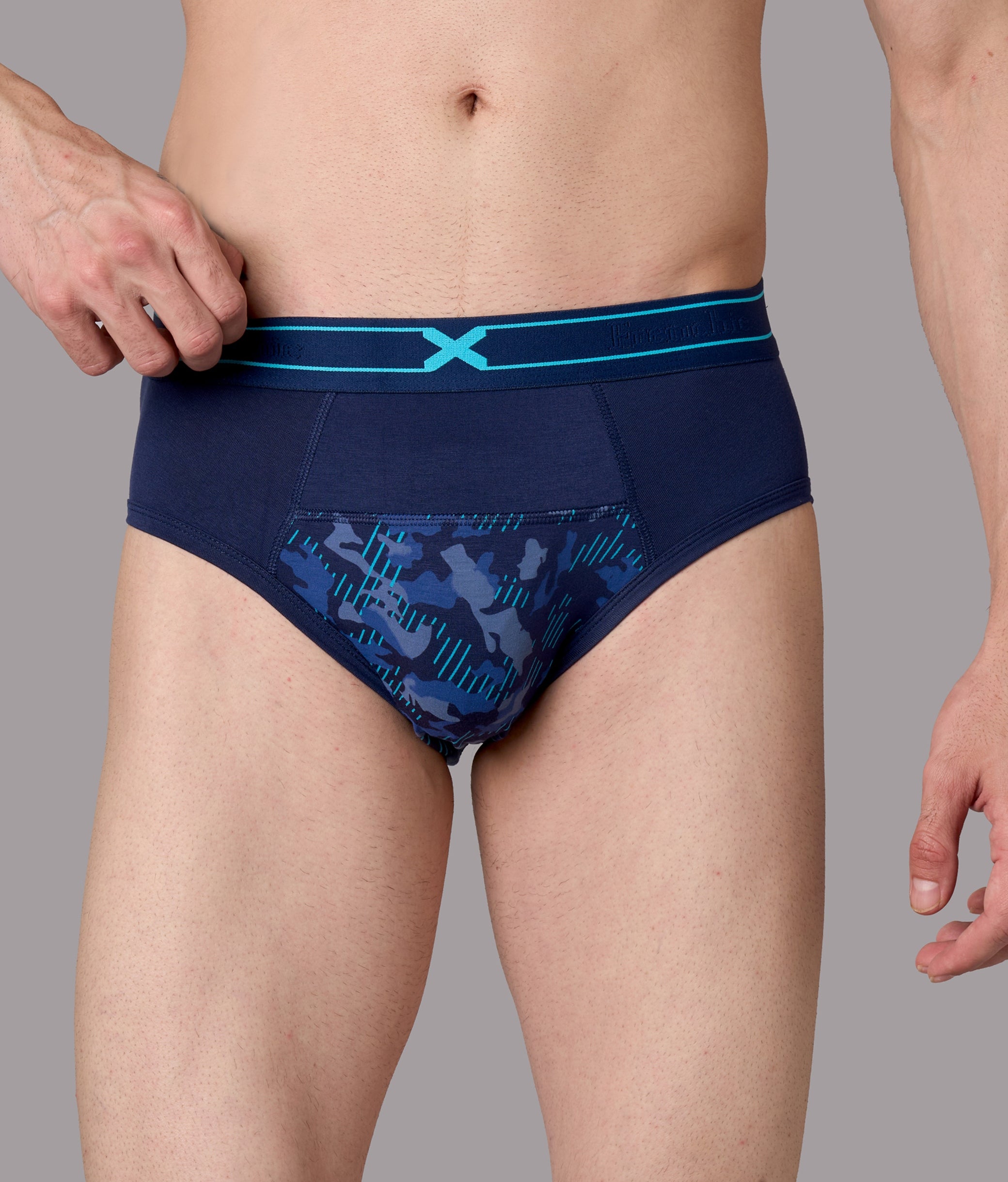 X-Sin Pageant Blue Air Soft Micro Modal Briefs