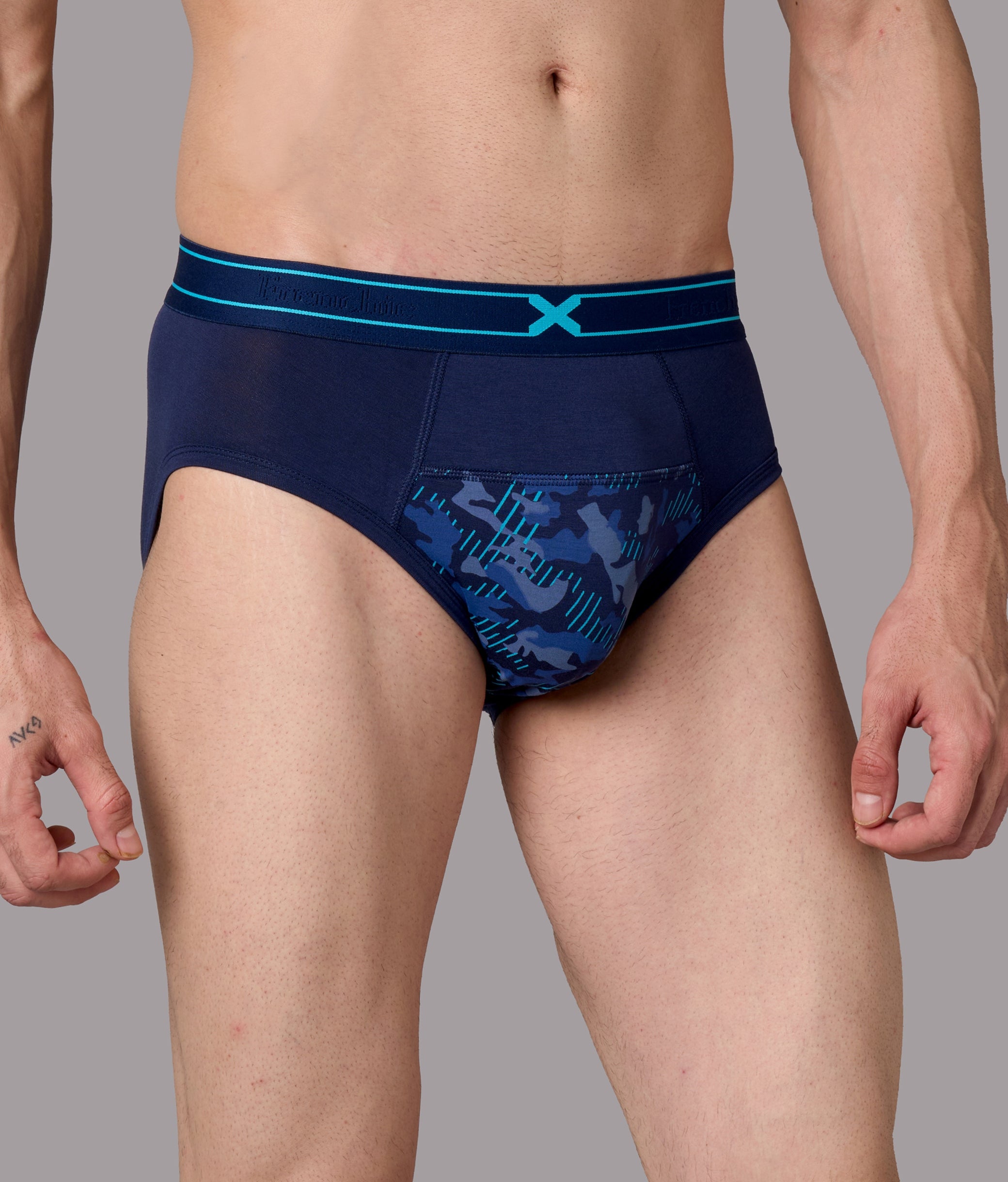 X-Sin Pageant Blue Air Soft Micro Modal Briefs