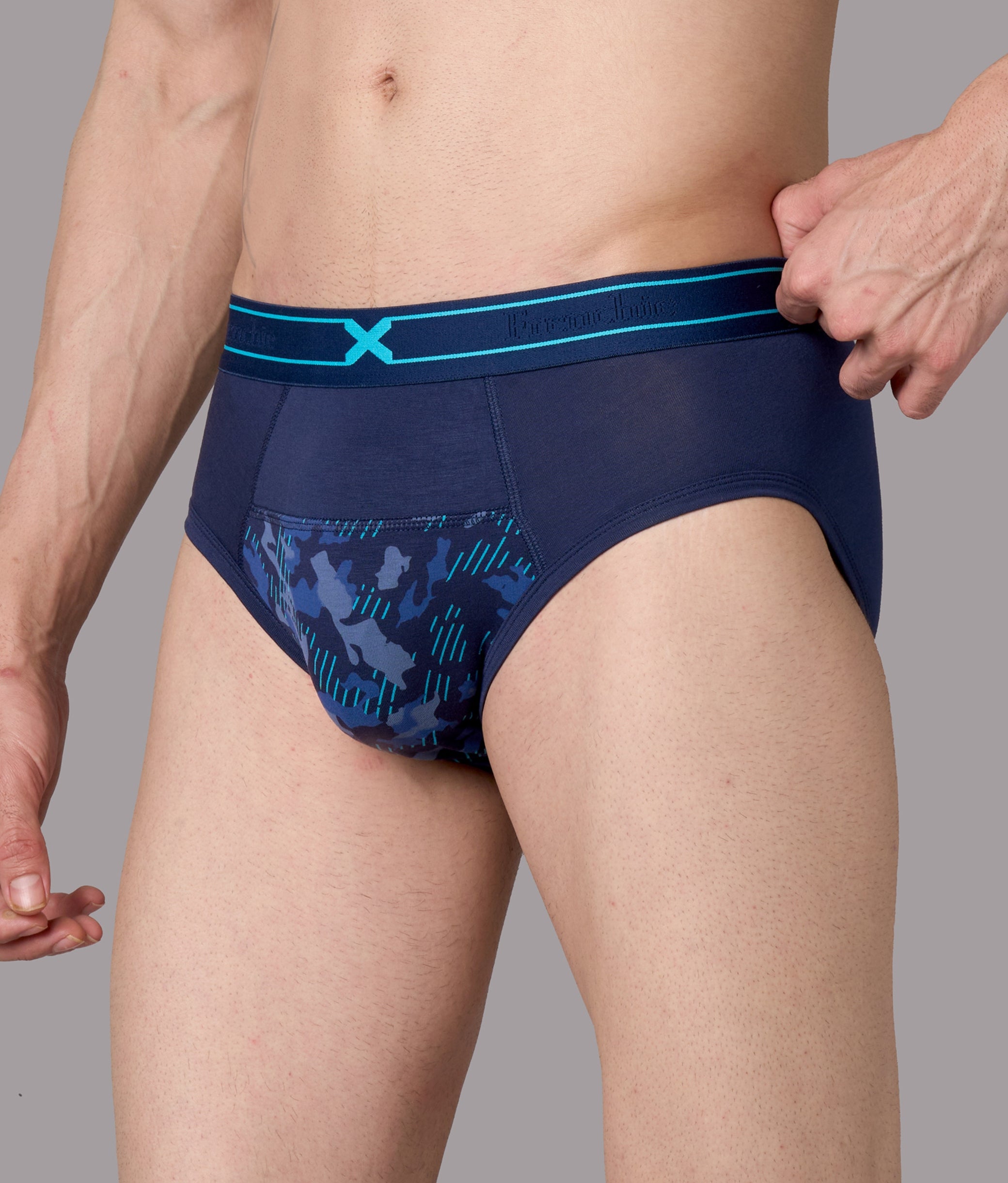 X-Sin Pageant Blue Air Soft Micro Modal Briefs