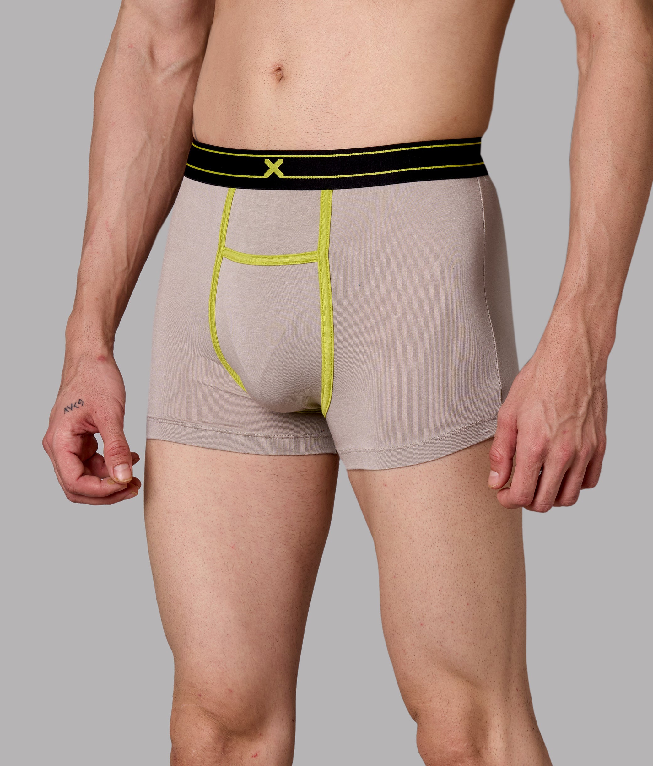 X-Rizz String Grey Micro Modal Trunks