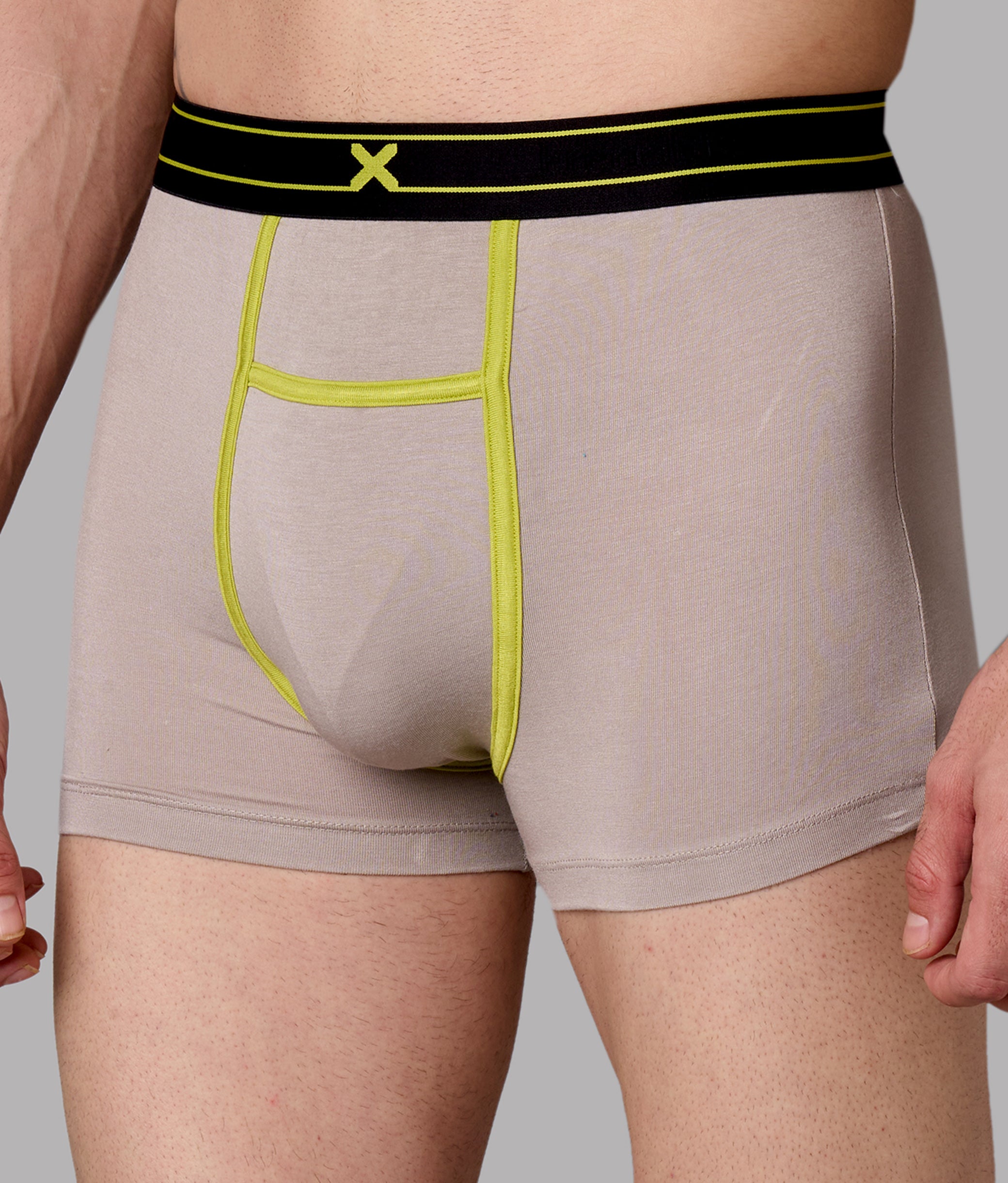 X-Rizz String Grey Micro Modal Trunks