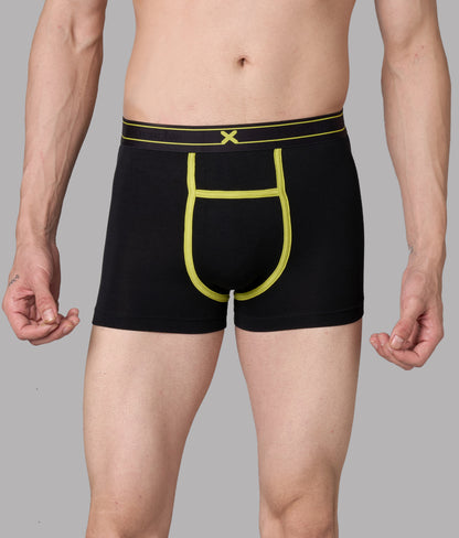 X-Rizz Black Micro Modal Trunks