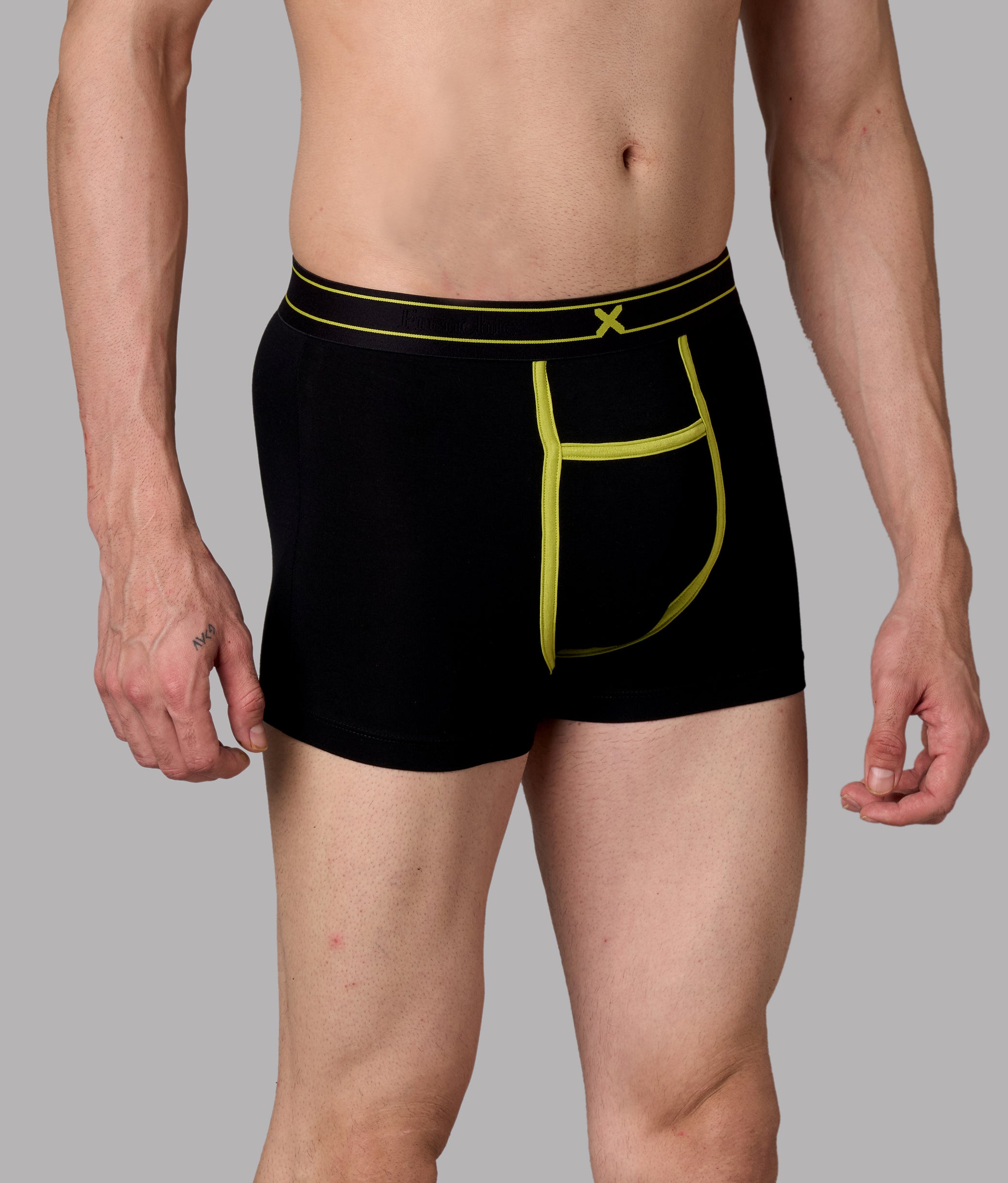 X-Rizz Black Micro Modal Trunks