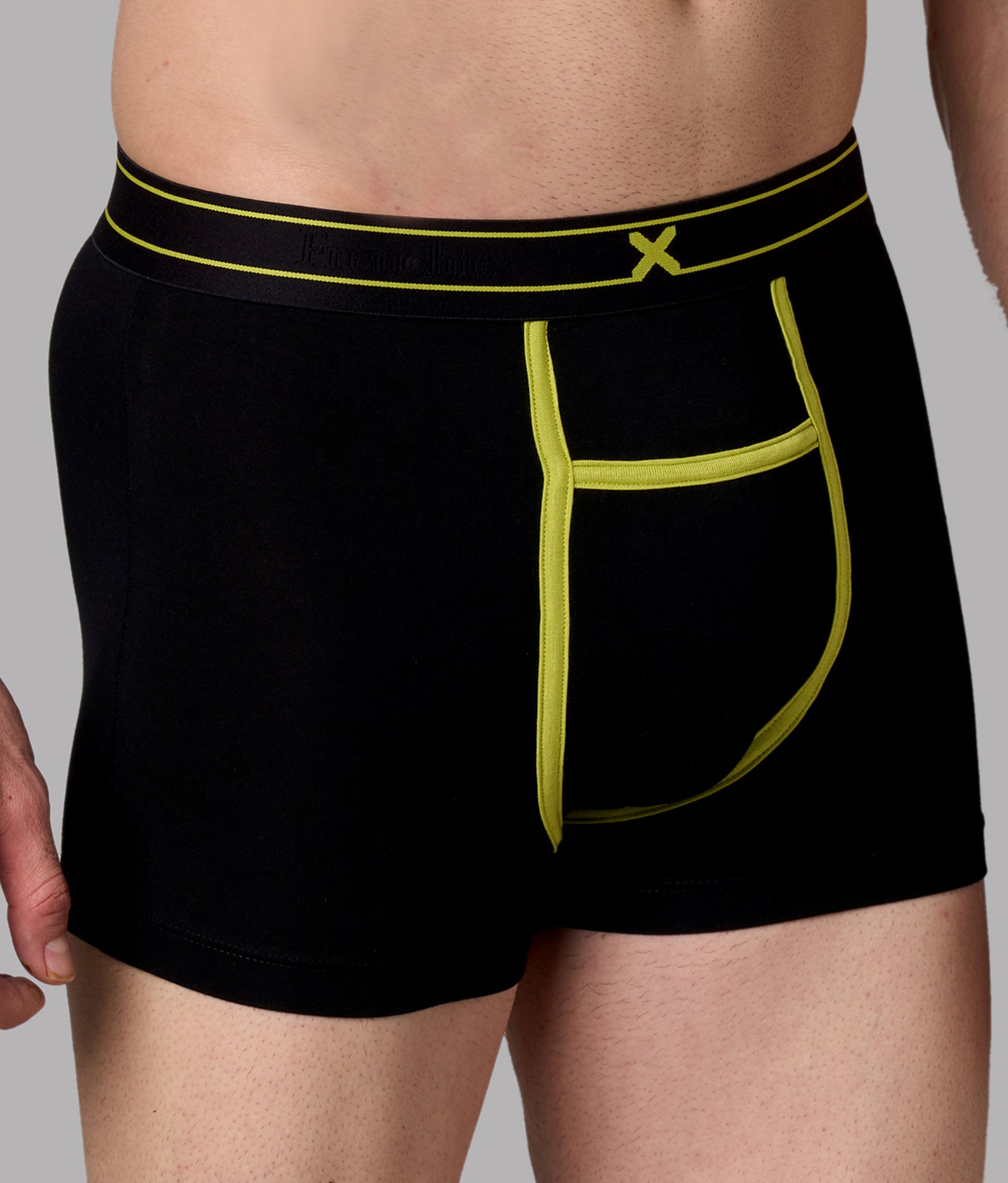 X-Rizz Black Micro Modal Trunks