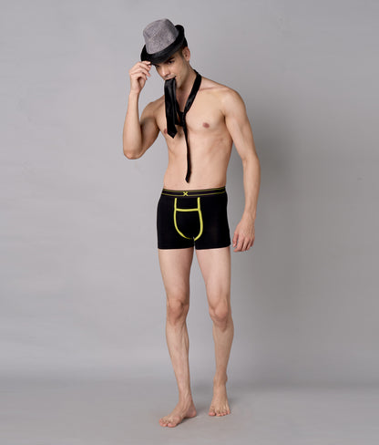 X-Rizz Black Micro Modal Trunks