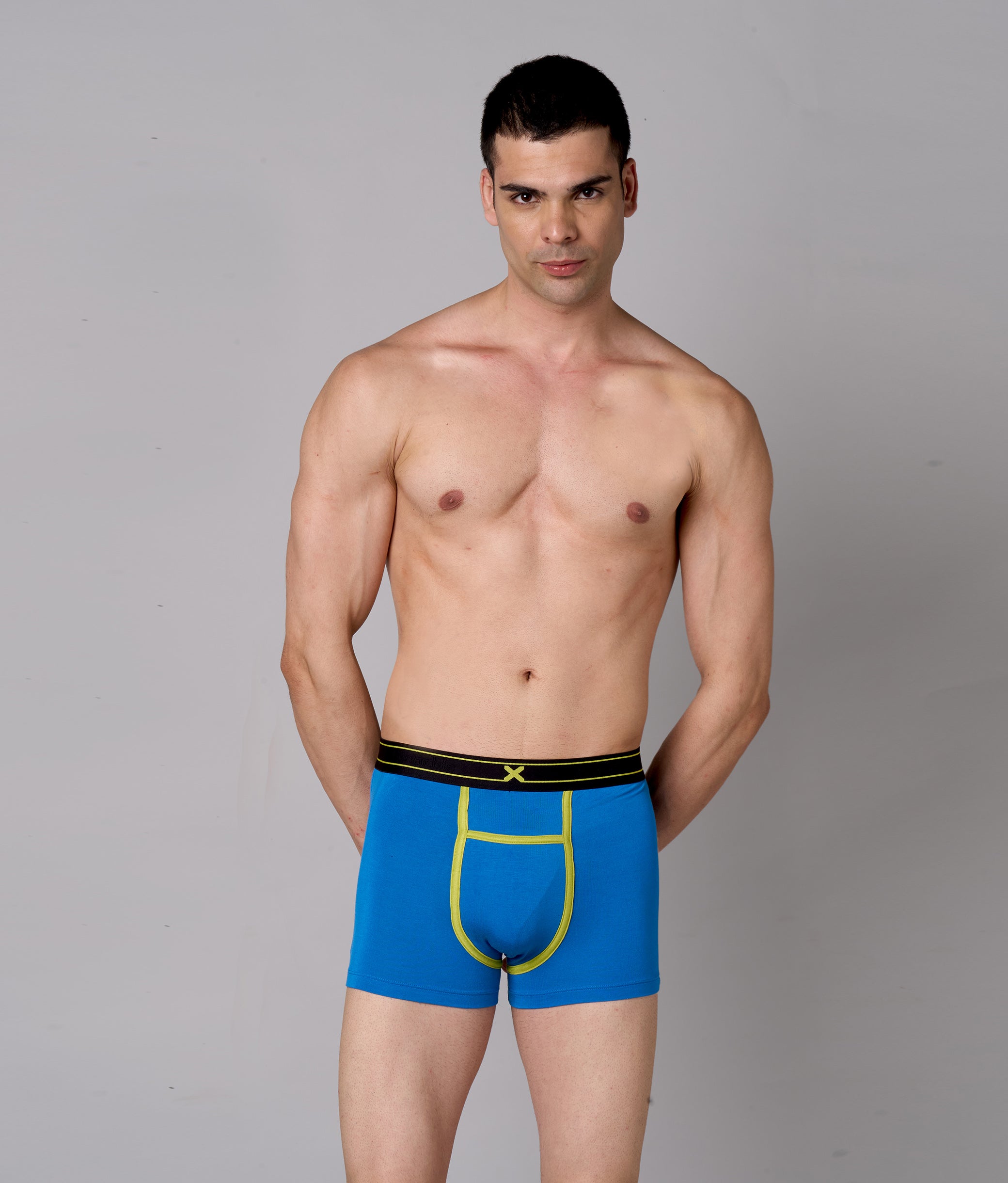 X-Rizz French Blue Micro Modal Trunks