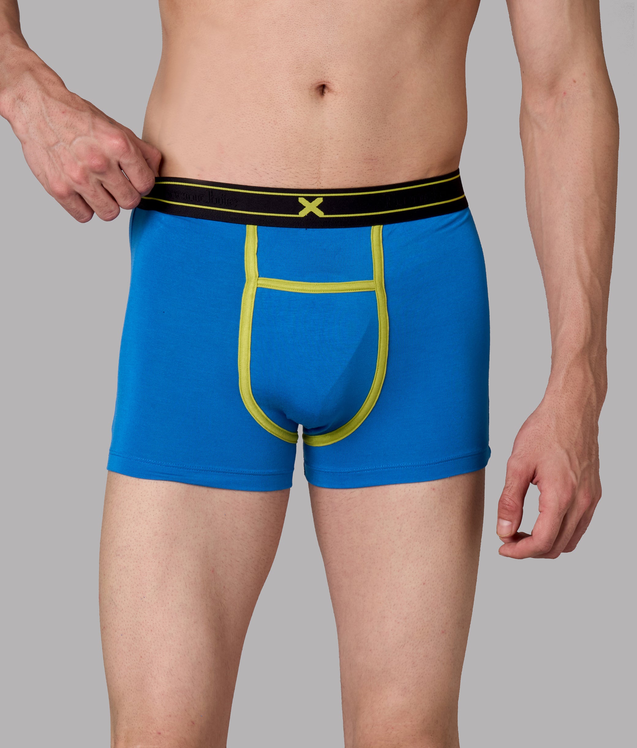 X-Rizz French Blue Micro Modal Trunks