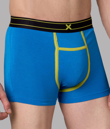 X-Rizz French Blue Micro Modal Trunks